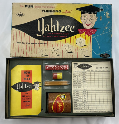 Yahtzee Game - 1956 - Milton Bradley - Great Condition