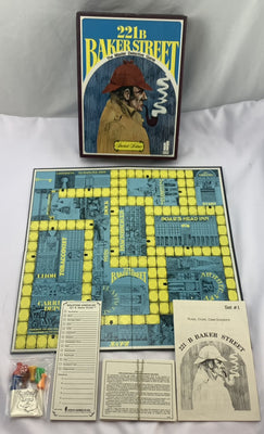 221b Baker Street Game - 1977 - Hansen - Great Condition