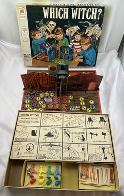 Which Witch? Game - 1970 - Milton Bradley - Very Good Condition
