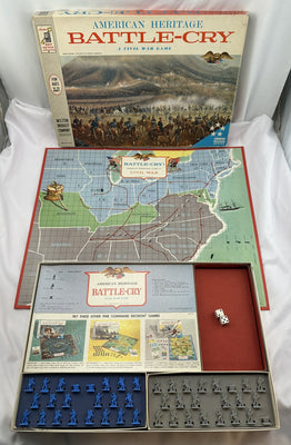 Battle Cry Game - 1961 - Milton Bradley - Great Condition