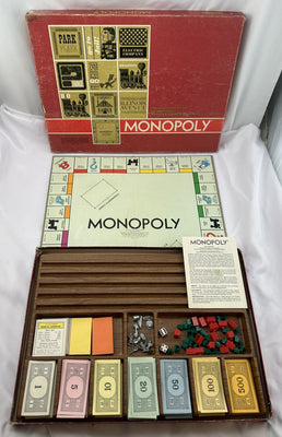Deluxe Monopoly Game - 1964 - Parker Brothers - Very Good Condition