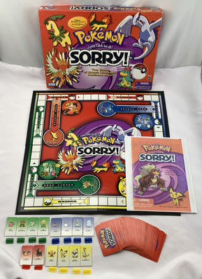 Sorry! The Pokemon Edition Game - 2001- Parker Brothers - Great Condition