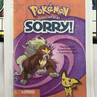 Sorry! The Pokemon Edition Game - 2001- Parker Brothers - Great Condition