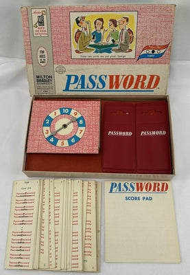 Password Game 3rd Edition - 1962 - Milton Bradley - Great Condition