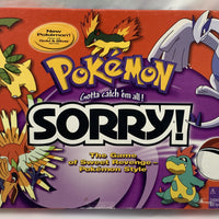 Sorry! The Pokemon Edition Game - 2001- Parker Brothers - Great Condition