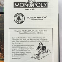 Boston Red Sox Collectors Monopoly - 2008 - USAopoly - Great Condition