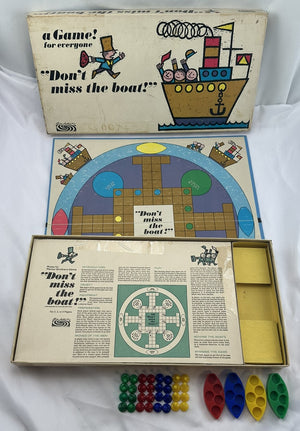 Don't Miss the Boat! Game - 1965 - Parker Brothers - Good Condition