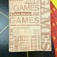 Vintage Carom Board 101 Games Board - Coleco - Good Condition