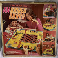 Vintage Carom Board 101 Games Board - Coleco - Good Condition