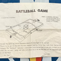 Vintage Sears Big Toy Box Battleball Crossfire Game - 1960's - Sears - Good Condition