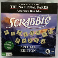 National Parks Scrabble Game - 2009 - Hasbro - Great Condition