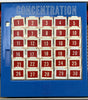 Concentration Game 4th Edition - 1965 - Milton Bradley - Good Condition