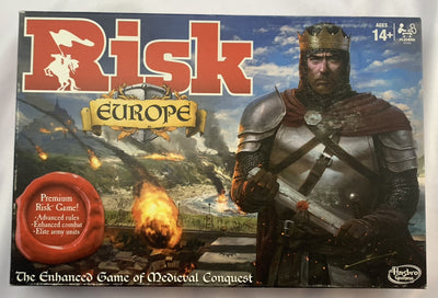 Risk Europe Game Blue - 2015 - Parker Brothers - New