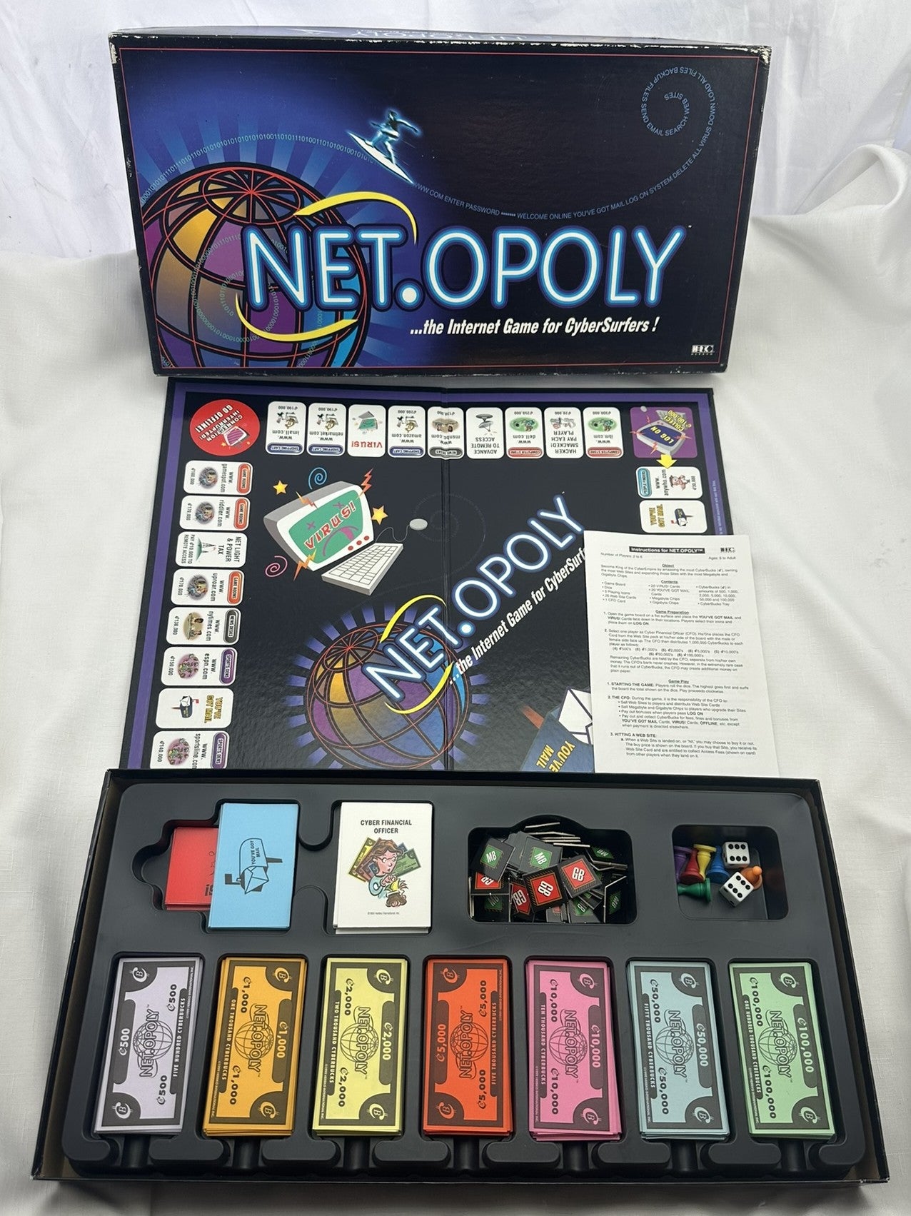Net.opoly Monopoly Game - 1999 - Herbko - Great Condition | Mandi's ...