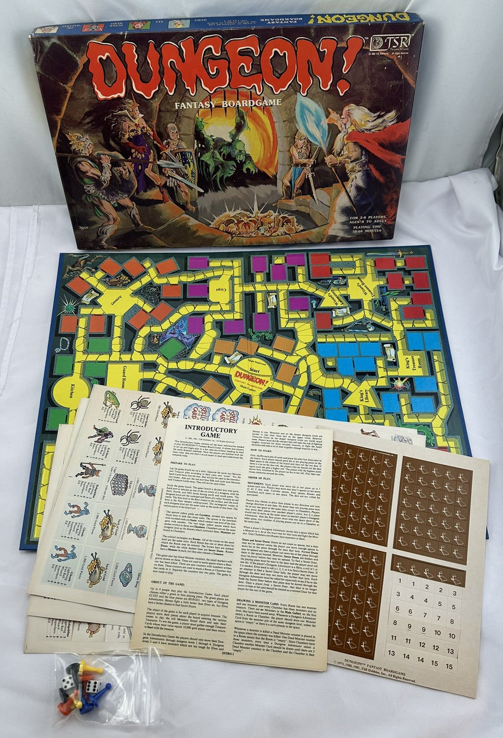Dungeon! Game - 1980 - TSR - New Old Stock