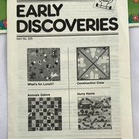 Early Discoveries Game - 1986 - Discovery Toys - Good Condition