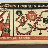 Johnny Lightning Stunt Track Set with Lots of Extras, in Original Box - 1970's - Topper Toys - Great Condition