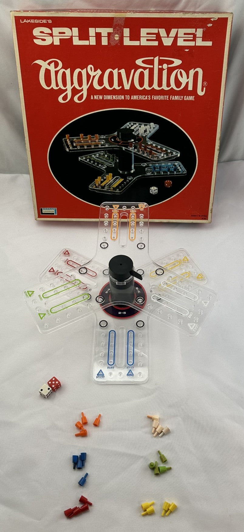Split-Level Aggravation Game - 1971 - Lakeside - Great Condition