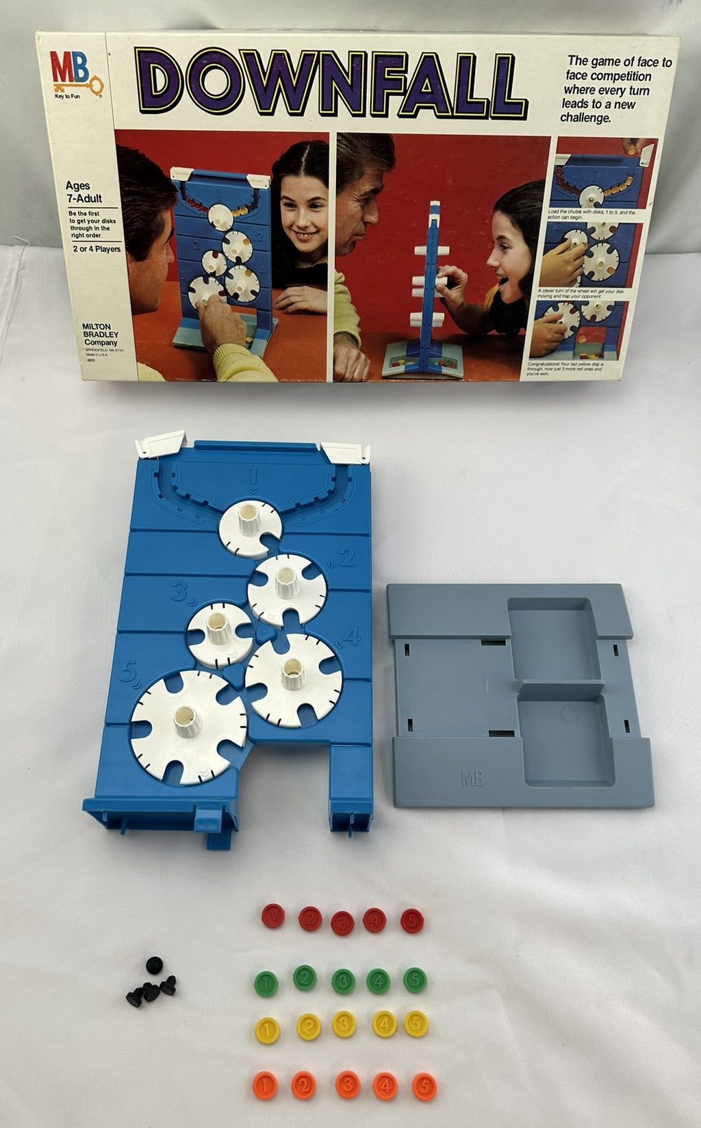 Downfall Game - 1979 - Milton Bradley - Great Condition