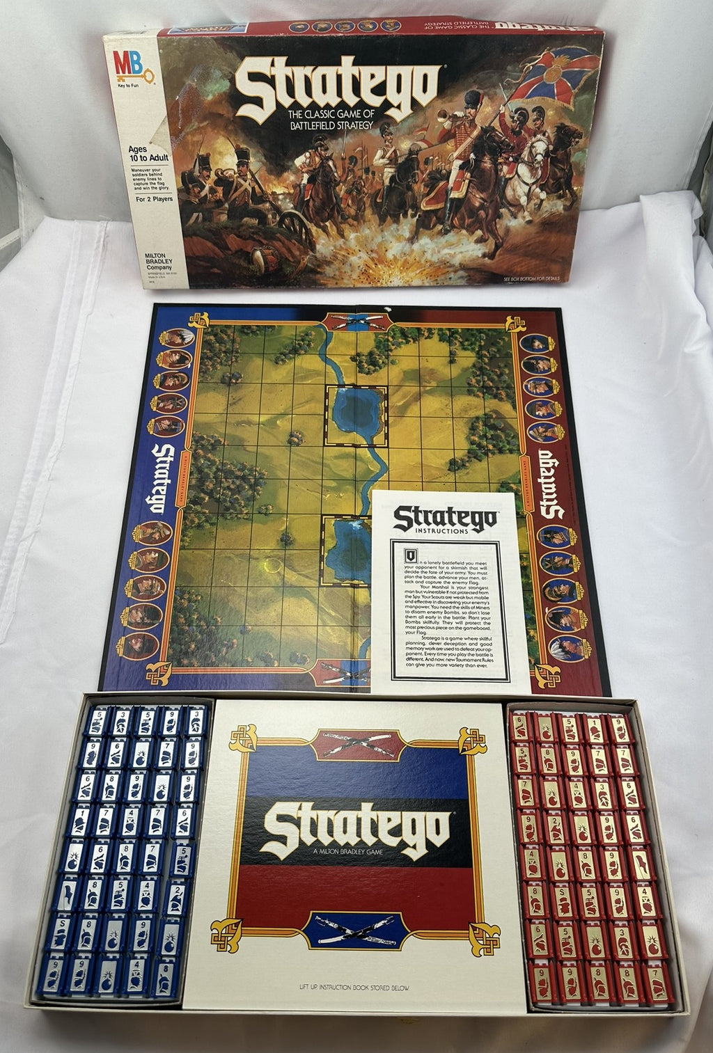 Stratego Game - 1986 - Milton Bradley - Great Condition
