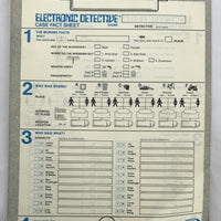 Electronic Detective Game - 1979 - Ideal - Great Condition