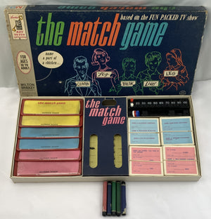 The Match Game - 1963 - Milton Bradley - Good Condition