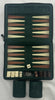 Reiss Backgammon Game Green Corduroy - Complete - Great Condition