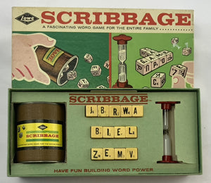 Scribbage Game - 1963 - E.S. Lowe - Great Condition