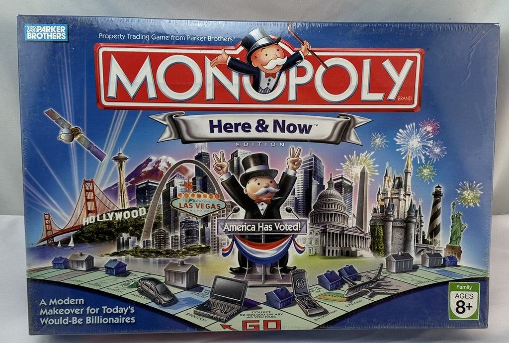 Monopoly Here and Now Board Game - 2006 - Hasbro - New/Sealed