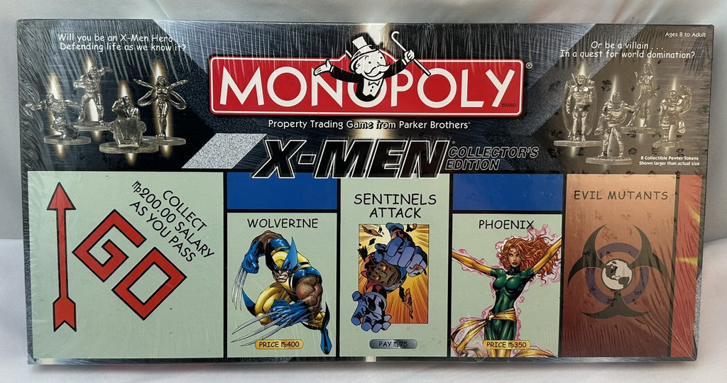 X-Men Monopoly Board Game Collectors Edition - 2000 - Hasbro - New/Sealed (Copy)