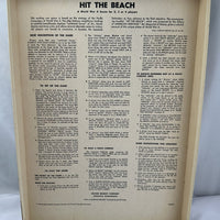 Hit The Beach Game - 1965 - Milton Bradley - Great Condition