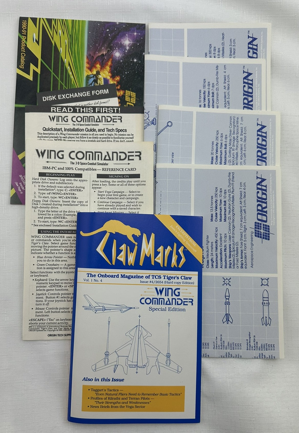 Wing Commander Computer Game - 1990 - Origins - Never Played | Mandi's ...