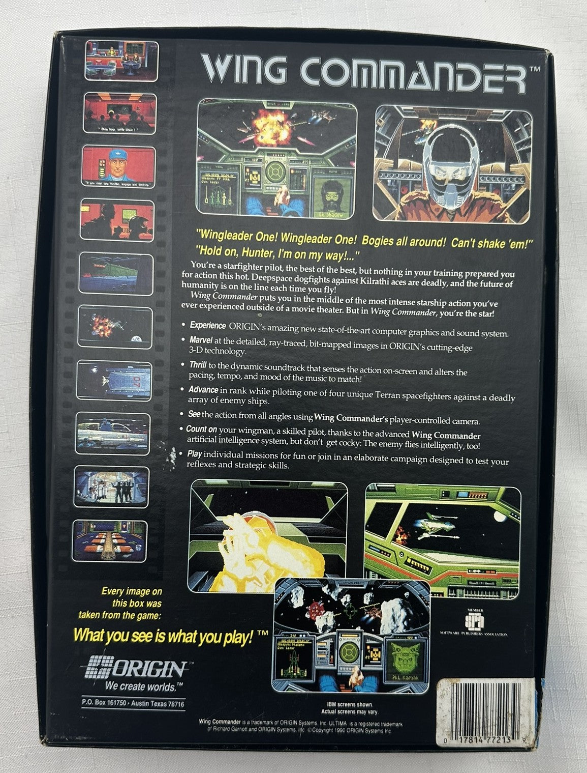 Wing Commander Computer Game - 1990 - Origins - Never Played | Mandi's ...