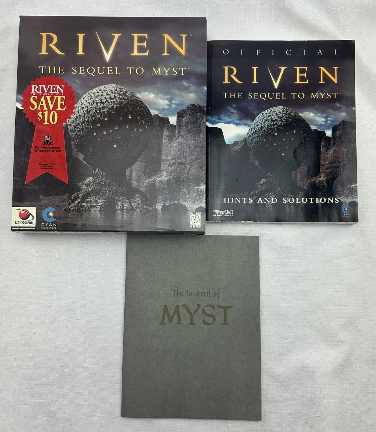 Myst Or Riven Riven: The Sequel to Myst PC Game Brand New with Game Guide and Journa | Mandi's Attic Toys