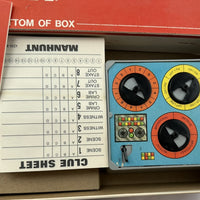 Manhunt Game - 1972 - Milton Bradley - Great Condition