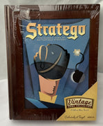 Stratego Game in Wooden Box Bookshelf - 2005 - Milton Bradley - New/Sealed