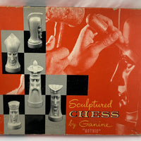 Ganine Gothic Chess Set - 1957 - Pacific Game Co - Very Good Condition
