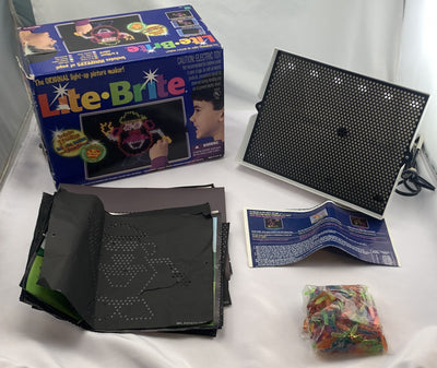 Lite Brite Potato Head Edition - 1998 - 9+ Unpunched Sheets - 200+ Pegs - Working - Very Good Condition