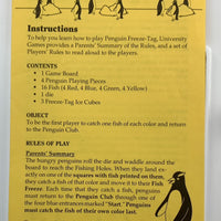 Penguin Freeze Tag Game - 1991 - University Games - Great Condition