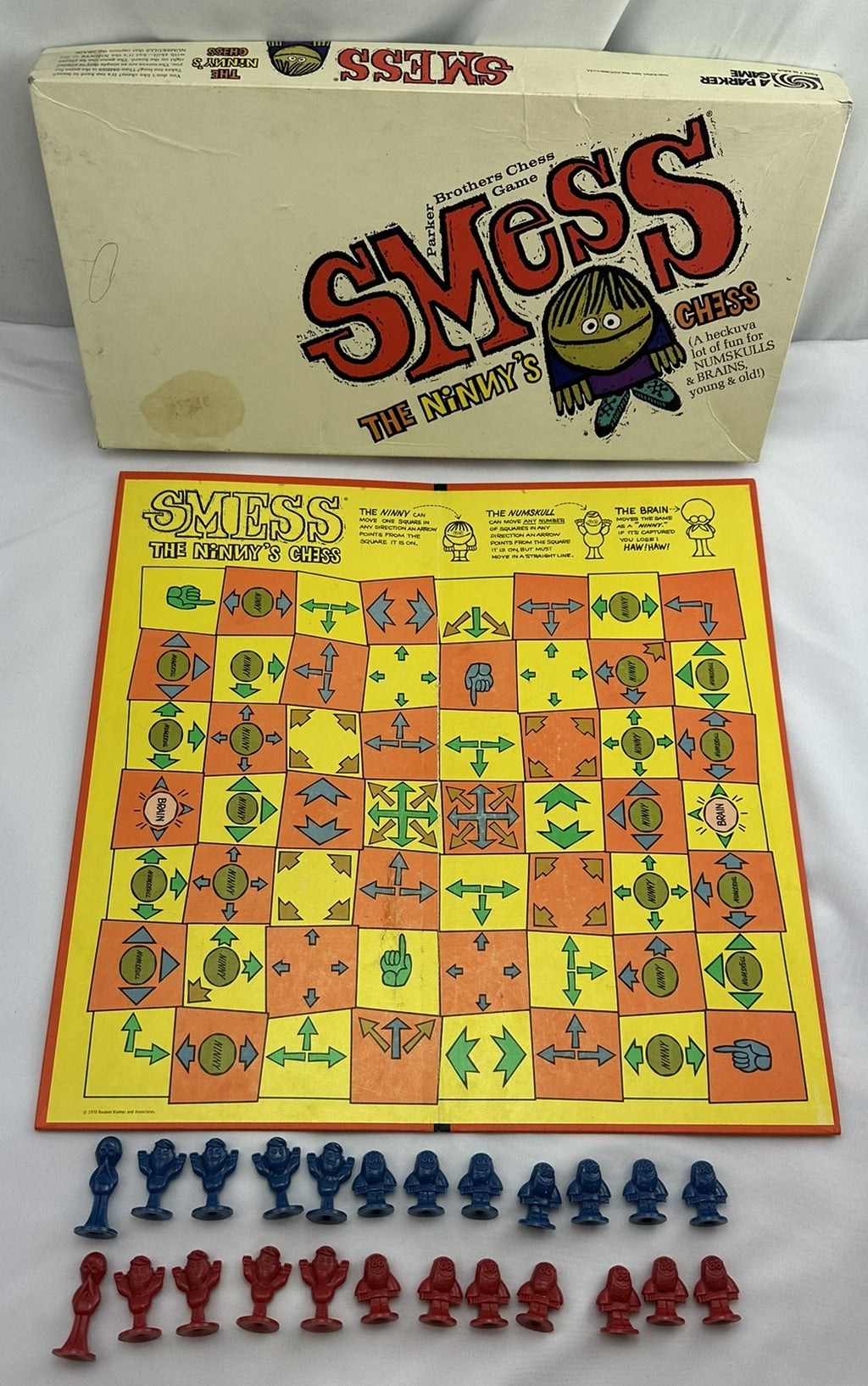 Smess Game - 1970 - Parker Brothers - Good Condition