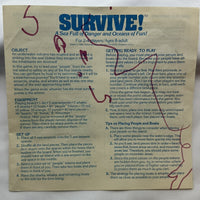 Survive Game - 1982 - Parker Brothers - Good Condition