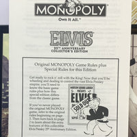 Elvis Collectors Monopoly - 2002 - USAopoly - Great Condition