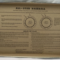 All Star Baseball Board Game - 1968 - Cadaco - Great Condition