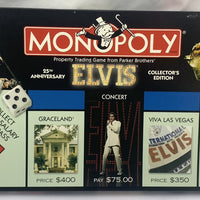 Elvis Collectors Monopoly - 2002 - USAopoly - Great Condition