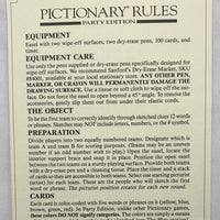 Pictionary Party Game - 1989 - New Old Stock