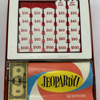 Jeopardy Game 1st Edition - 1964 - Milton Bradley - Great Condition