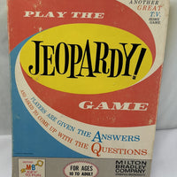 Jeopardy Game 1st Edition - 1964 - Milton Bradley - Great Condition