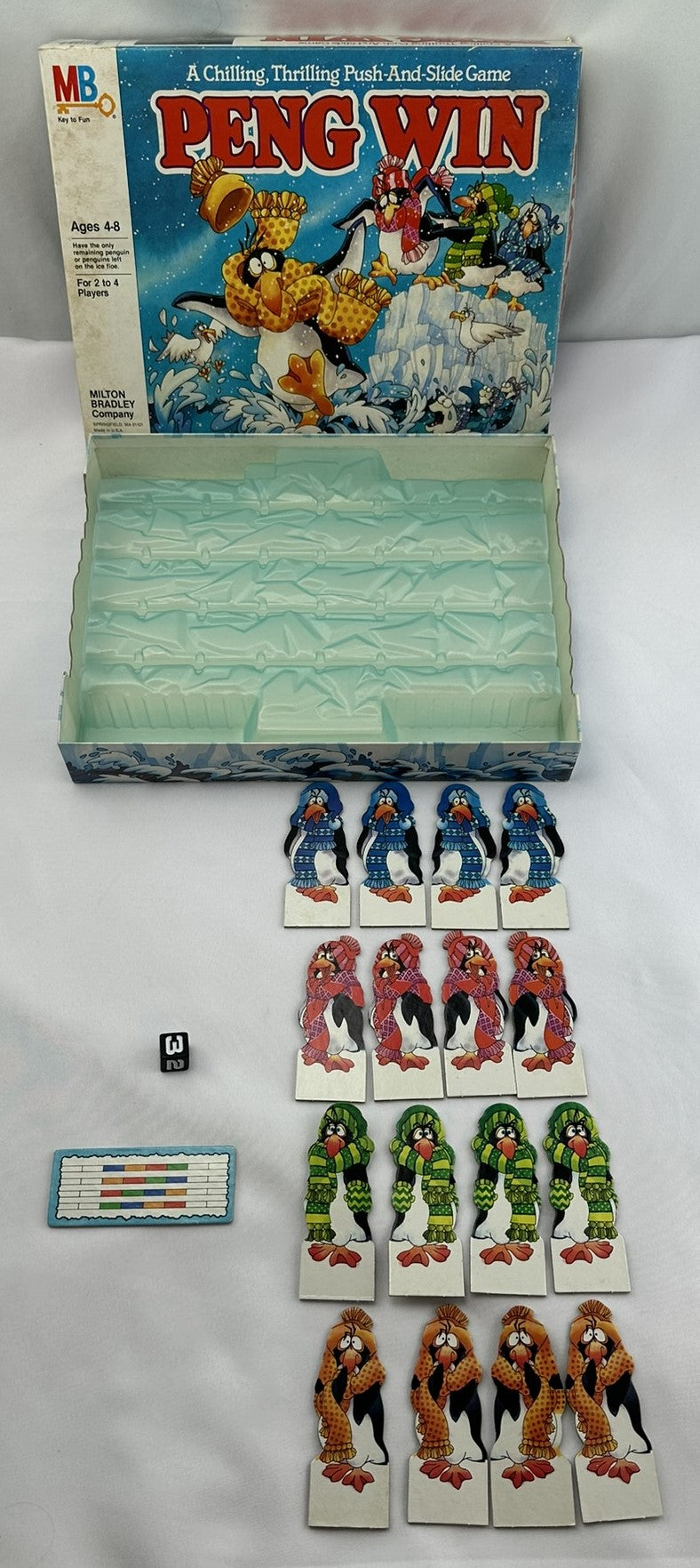 Peng Win Board Game - 1985 - Milton Bradley - Good Condition