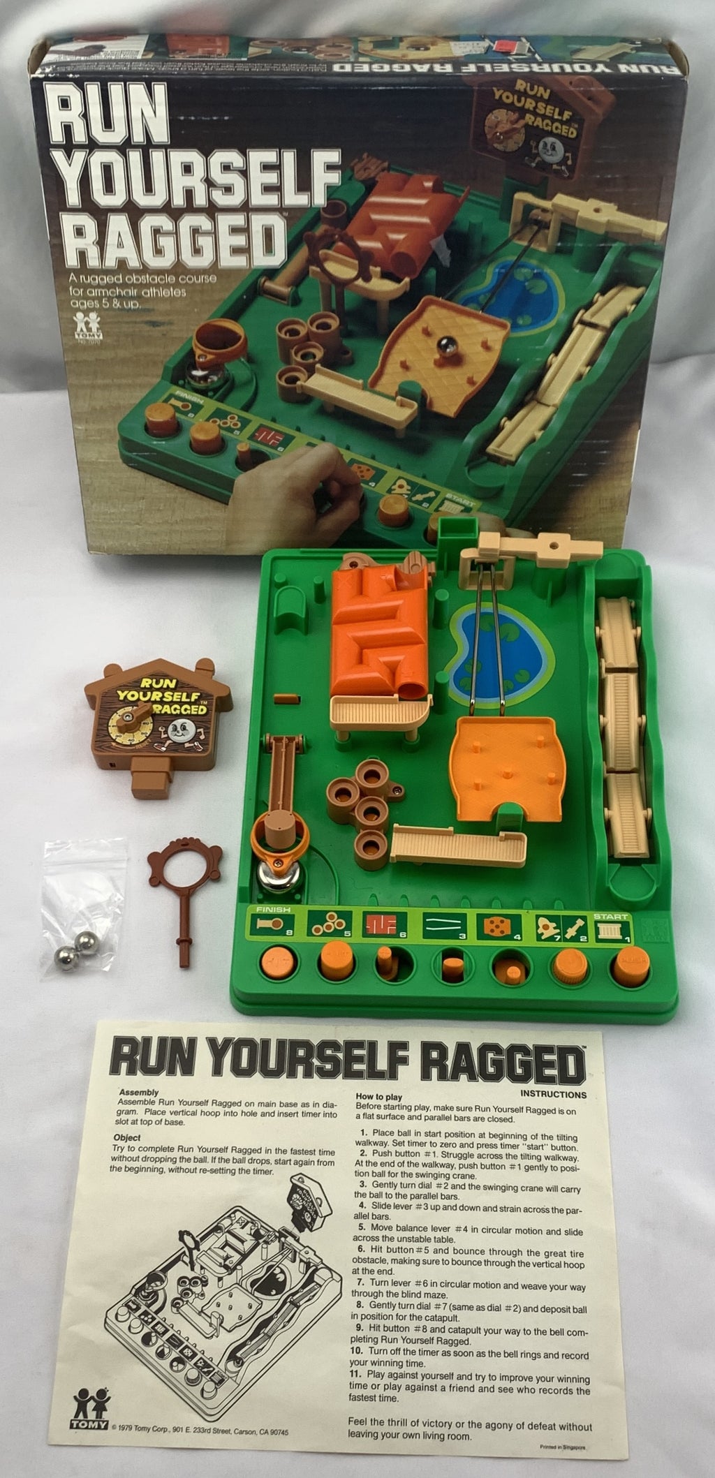 Run Yourself Ragged Game - 1979 - Tomy - Great Condition