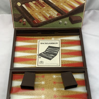 Tournament Backgammon Game - 1973 - E.S. Lowe - Very Good Condition